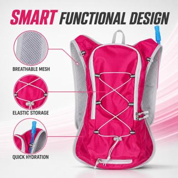 Lightweight Marathon Running Vest | Custom 1L 3L 5L Hydration Bladder Kit for Outdoor Sports