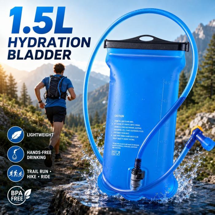 Eco-friendly Drinking Water Hydration Water Bladder TPU water bladder bag