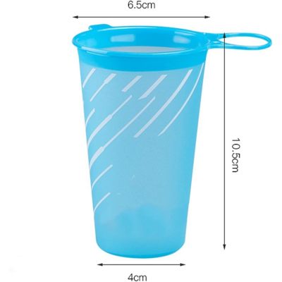 BPA Free TPU Collapsible Soft Water Cup for Running Hiking Camping
