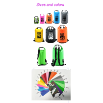 Free samples 2-10L Ultra-Light Waterproof Bags Customised Logo PVC  Ocean Pack Backpack Waterproof Dry Bag