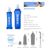 Factory wholesale tpu Water Bottle 250ml 500ml 600ml Bpa Free Reusable Portable Custom Logo running soft flask