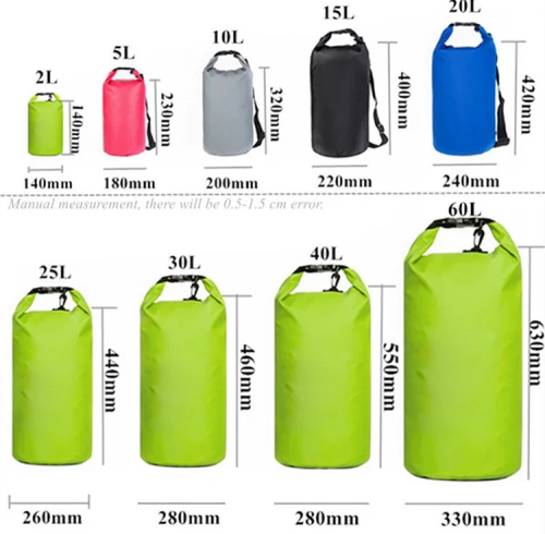 Free samples 2-10L Ultra-Light Waterproof Bags Customised Logo PVC  Ocean Pack Backpack Waterproof Dry Bag