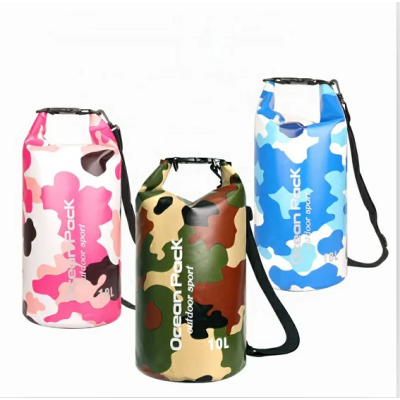 customized logo 1L 2L 5L 10L outdoor waterproof pvc backpack foldable dry bag
