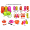 High Visibility PVC Inflatable Safety Flotation Swim Buoy Waterproof Design For Open Water Swimmers Equipment