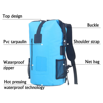 Ultra-Compact Waterproof Backpack | 840D Foldable Gear for Sailing, Rafting, Hiking & Travel