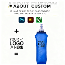 OEM/ODM Customizable 250ml 350ml 500ml TPU Foldable Running Water Bottle - Collapsible Soft Flask for Outdoor Sports