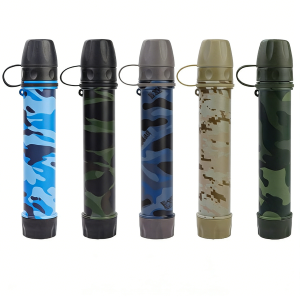 Portable Direct-Drink Filter Straw | Outdoor Sports Survival Emergency Water Filter, Compatible with Hydration Bladders, Filter and Drink Instantly