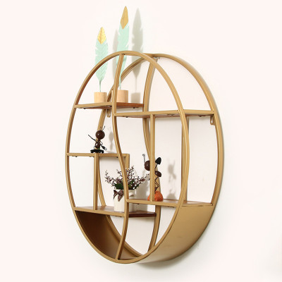 corner wall shelf stand hexagonal wall shelf-Yuxun