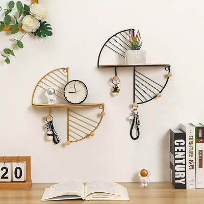 wholesales corner wall shelf stand elegant metal wall shelf-Yuxun