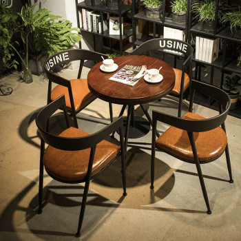 wholesales coffee table and chairs round shape modern-Yuxun