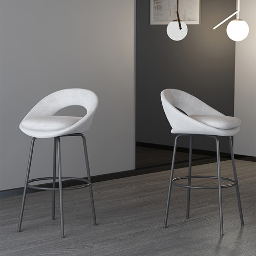 wholesales bar stool modern luxury luxury fabric  high bar chair-Yuxun