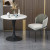 wholesales marble coffee table and chairs round shape modern style-Yuxun