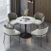 wholesales marble coffee table and chairs round shape modern style-Yuxun
