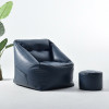 wholesale leather bean bag sofa high quality nano leather filler filling lazy bean bag -Yuxun