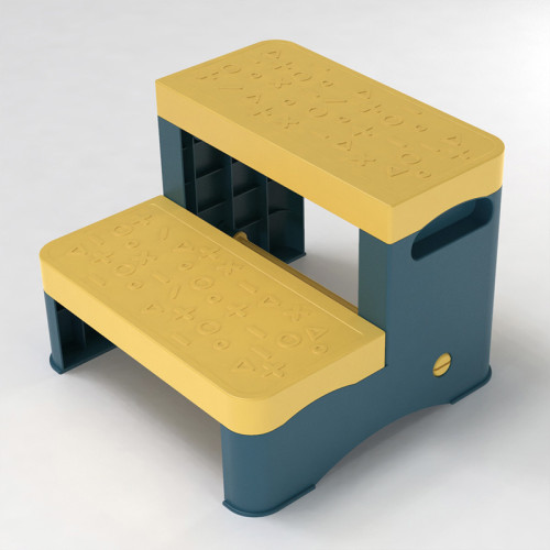 wholesale foldable  two step stool plastic ladder helper-Yuxun