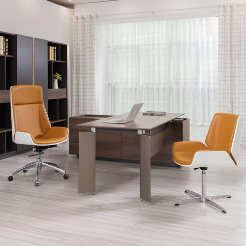 wholesale cowhide leather office chair ergonomic chair lift chair  -Yuxun