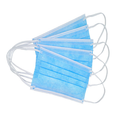 Medical Grade 3 Ply Disposable Blue Disposable Face Masks Manufacturer