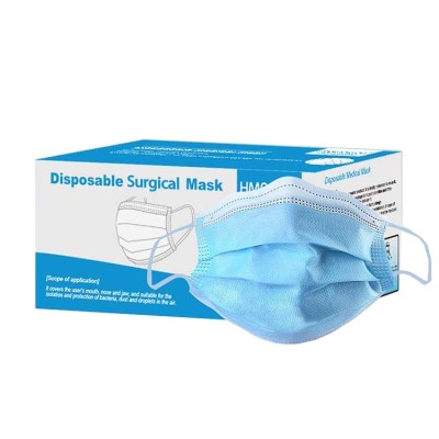 CE FDA Approved Disposable 3 ply Surgical Face Mask High Breathability