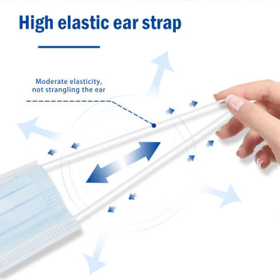 3 Ply Non Woven Face Mask Disposable Protective Mask