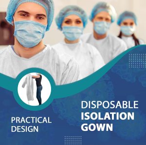 Medical Laboratory Non Sterile Surgical Disposable Isolation Personal Safety Clothing