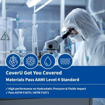 Disposable Sterile Reinforced Hospital Clothes Aami Level 2 Reinforced Surgical Gowns