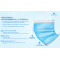 Surgical Mask Disposable Face Mask 3ply Blue Color Non Woven Fabric