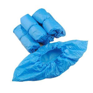 Disposable Waterproof Non-woven Shoe Cover Blue Booties