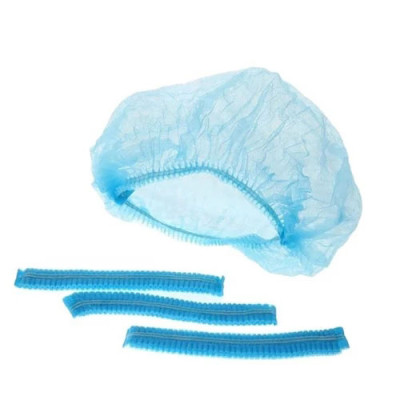 Disposable Non-Woven Mob Cap, Medical Clip Caps Bouffant Cap