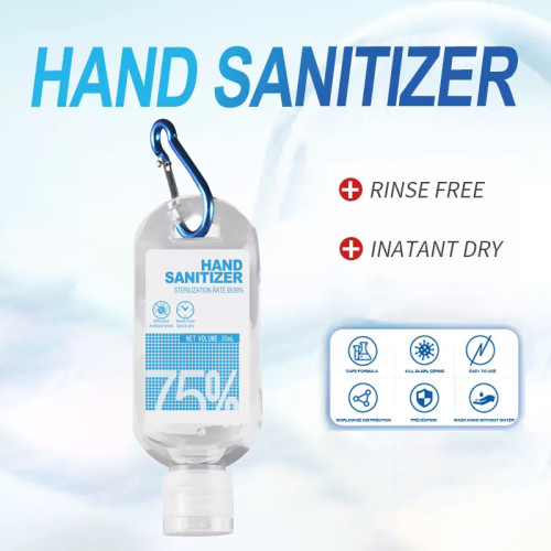 Custom Touchless Hand Sanitizer Hand Washing Instant Hand Gel Alcohol Hand Rub 30ml