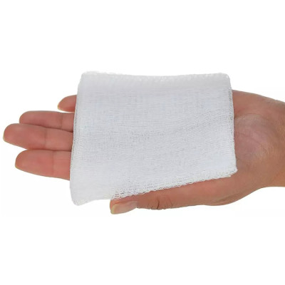 Disposable 4 X 4 10*10cm Surgical 8 Ply 12ply 100% Cotton Compress X Ray Surgical Gauze Dressing