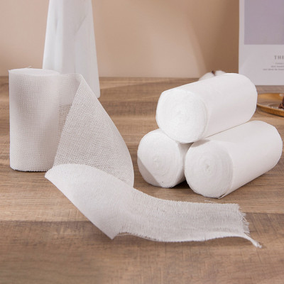 Medical Cotton Gauze Bandage Rolled Gauze Tap Wide