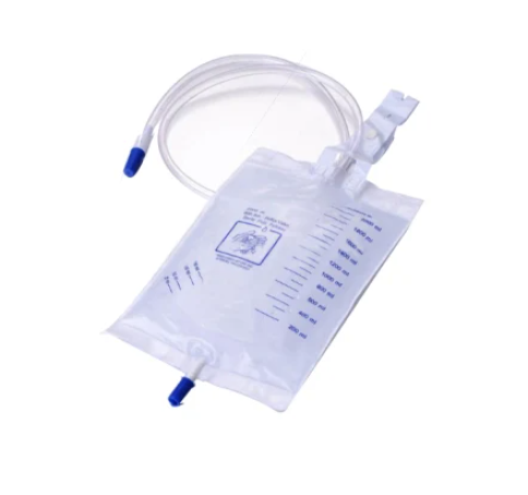 Disposable Urinary bagMedical Disposable 2000ml Luxury Urine Bag with Pull-Push Valve