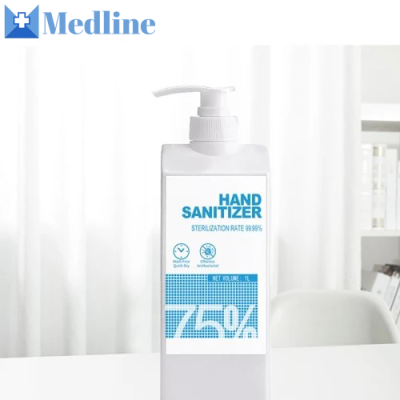75% Alcohol Disinfectant  Portable Hand Sanitizer Isopropyl Alcohol Sanitizer with Pump