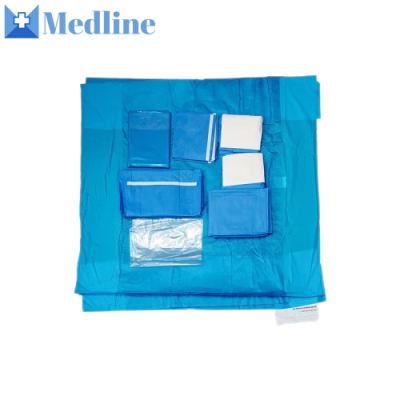 Clean Disposable Baby Birth Delivery Drape Scheduled C Section Hospital Bag