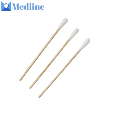 OEM Disposable Surgical Folded Medical Non Woven Medicated Q Tips Cotton Swabs