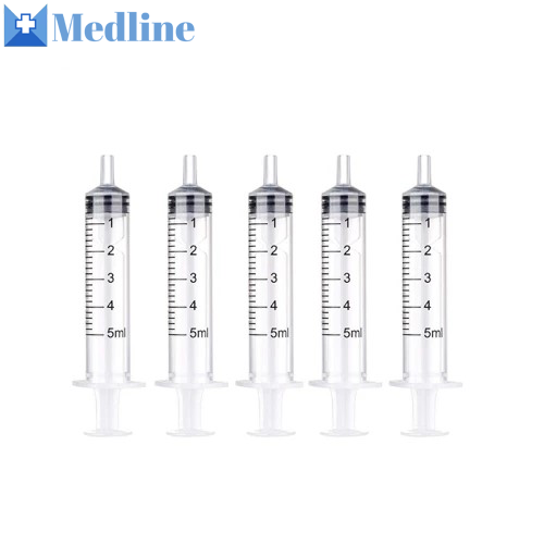 Disposable Medical Arterial Blood Collection Sterile Dose Control Syringe With Needle