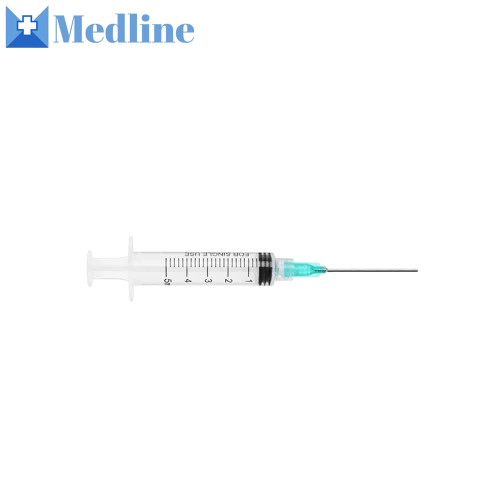 Safety Ad Syringe 2 Parts Disposable Self Destructive 0.5ml Auto Disable Syringe with Needle