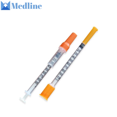 Sterile Disposable 3 Parts Syringe Medical Safety Injection Plastic Hand Push Syringe