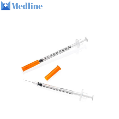 Medical Equipment Eo Gas Sterile 1mL Injection Luer Lock Insulin Syringe