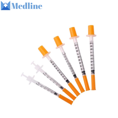 1ml Disposable Insulin Syringe Insulin half Inch Insulin Syringes with Needle