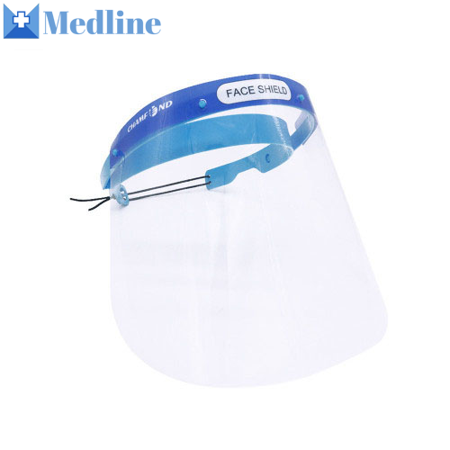 Reusable PPE Transparent Safety Protective  Full Plastic Faceshields