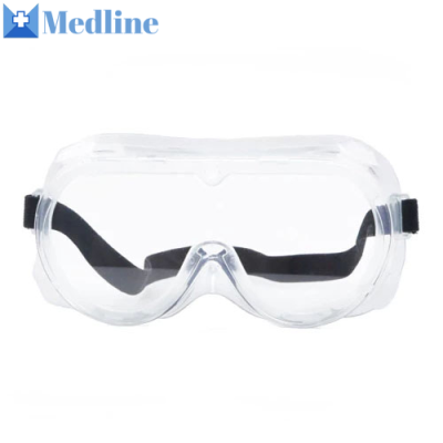 EN166 Comfortable Ultra Transparent Medical Polymer Materials Isolation Protection Medical Goggle