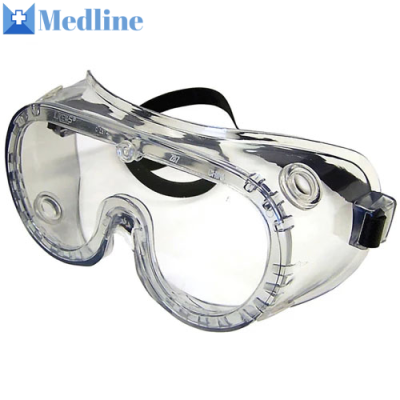 En166 Comfortable Ultra Transparent Polymer Protection Safety Glasses Goggles Materials Isolation