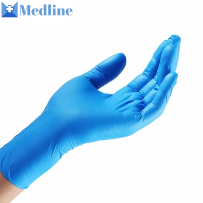 Medical Use Latex Free Powder Free Nitrile Exam Disposable Gloves with CE ISO