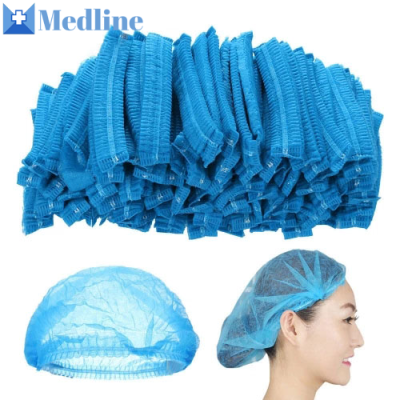 Cheap Price Disposable Bouffant Mob Cap Medical Suppliers Non Woven Material