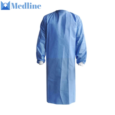 Disposable Sterile Reinforced Hospital Clothes Aami Level 2 Reinforced Surgical Gowns
