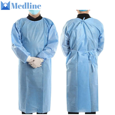 Level 2 Surgical Gowns Hospital Breathable Medical Gown Anti Pollution for Hospital