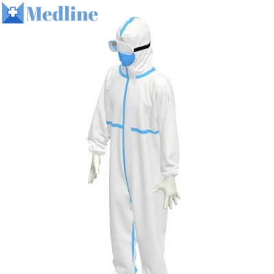 Medical PPE Isolation Gown Manufacturer Coverall Disposable Protectively Clothing