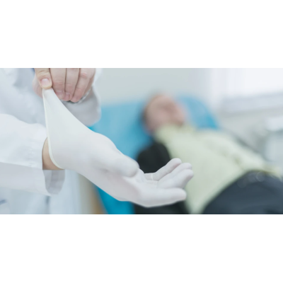 Disposable Medical Examination White Latex Gloves