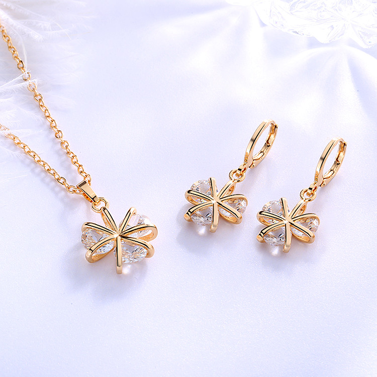 flower jewelry set for wholesale